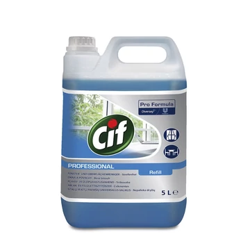 Ablak- és felülettisztító 5 liter Cif Pro Formula Glass &amp; Multi Surface
