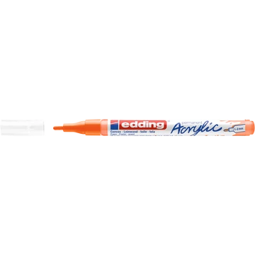 Akril marker 1-2mm, Edding 5300 neon narancssárga