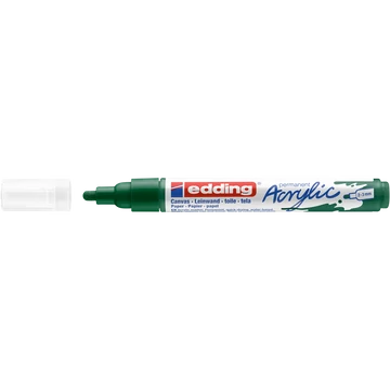 Akril marker 2-3mm, Edding 5100 moha zöld