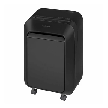 Iratmegsemmisítő, 14lap mikrokonfetti vágás 2x12mm, Fellowes® Powershred LX211, fekete