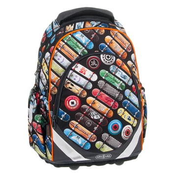 Iskolatáska ergonómiai, fiús Ars Una ROLLIN MANIA (5228) 22