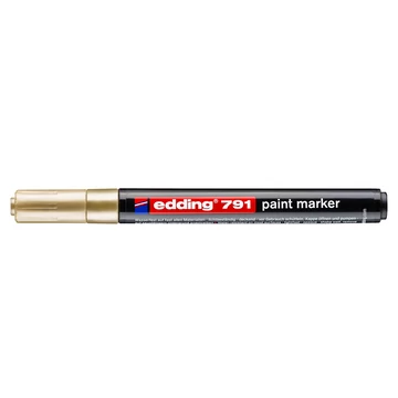 Lakkmarker 1-2mm, kerek Edding 791 arany