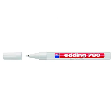 Lakkmarker 0,8mm, kerek Edding 780 fehér