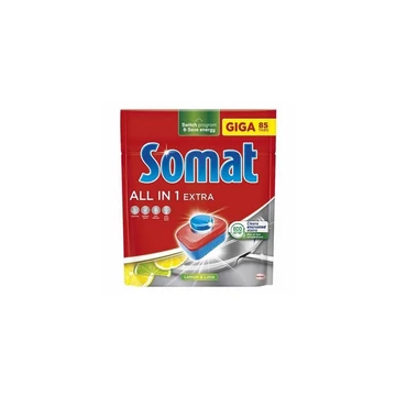 Mosogatógép tabletta 85 db/doboz All in One Somat Lemon&amp;Lime