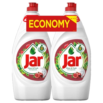 Mosogatószer 2 x 900 ml kézi duopack Jar Gránátalma