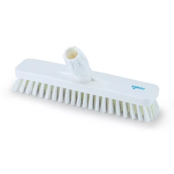 Súrolókefe fej műanyag 30 cm széles nyelezhető 0,5 mm Aricasa/Igeax fehér_1016WM