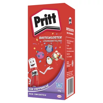Ragasztó papír és háztartási por alapú 125 g Papírmasé Pritt