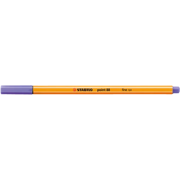 Rostirón, tűfilc 0,4mm, STABILO Point 88 halvány lila