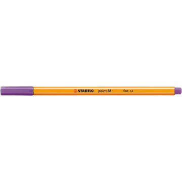 Rostirón, tűfilc 0,4mm, STABILO Point 88 sötétlila