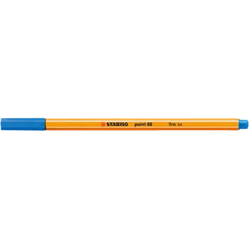 Rostirón, tűfilc 0,4mm, STABILO Point 88 ultramarin kék