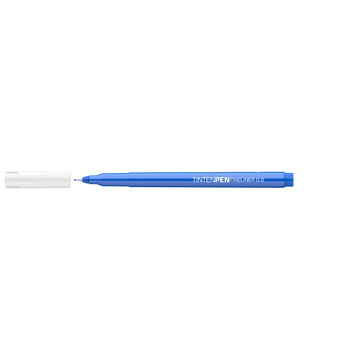 Rostirón, tűfilc vízbázisú, 0,5mm, kerek test, Tinten Pen Ico kék