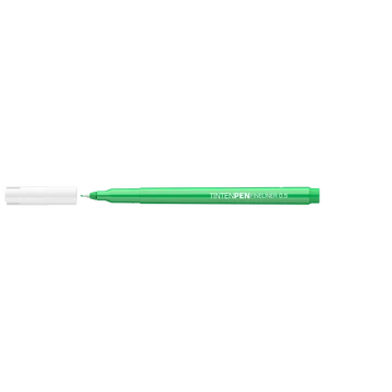 Rostirón, tűfilc vízbázisú, 0,5mm, kerek test, Tinten Pen Ico zöld