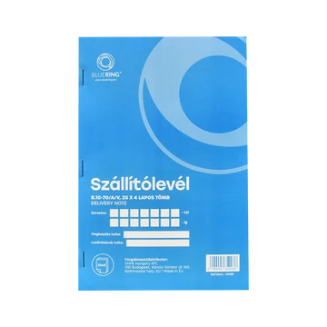 Szállítólevél A5, 25x4lapos B.10-70/A/V Bluering® 