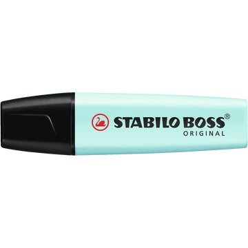 Szövegkiemelő 2-5mm, vágott hegyű, STABILO Boss original Pastel türkiz