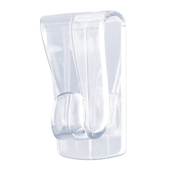 Akasztó öntapadós műanyag, 1 kg teherbírású 2 darab/bliszter Tesa Powerstrips átlátszó