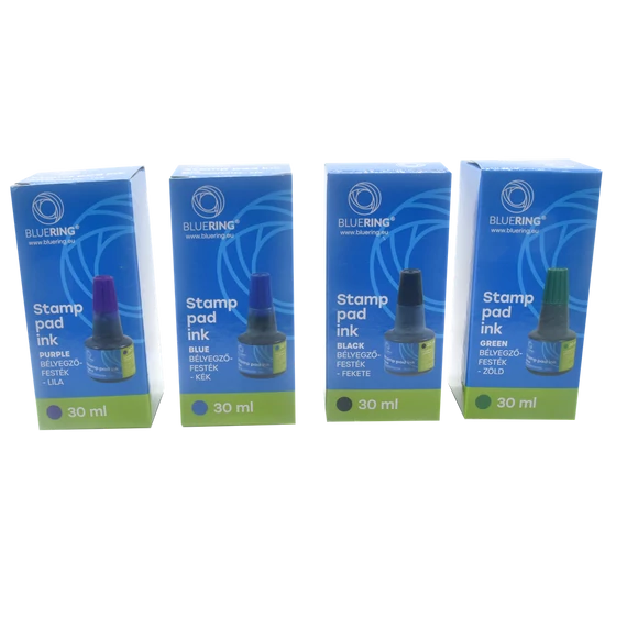 Bélyegzőfesték 30ml, Bluering® Flower kék
