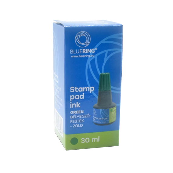 Bélyegzőfesték 30ml, Bluering® Flower zöld