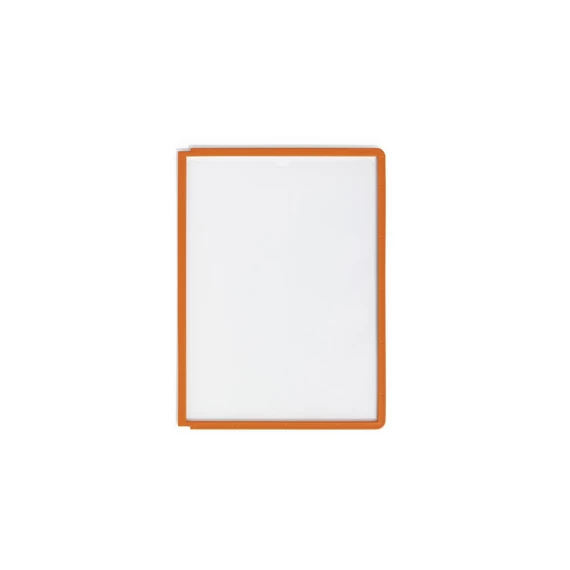 Bemutatótábla panel, A4, 5 db/csomag, Durable Sherpa narancs