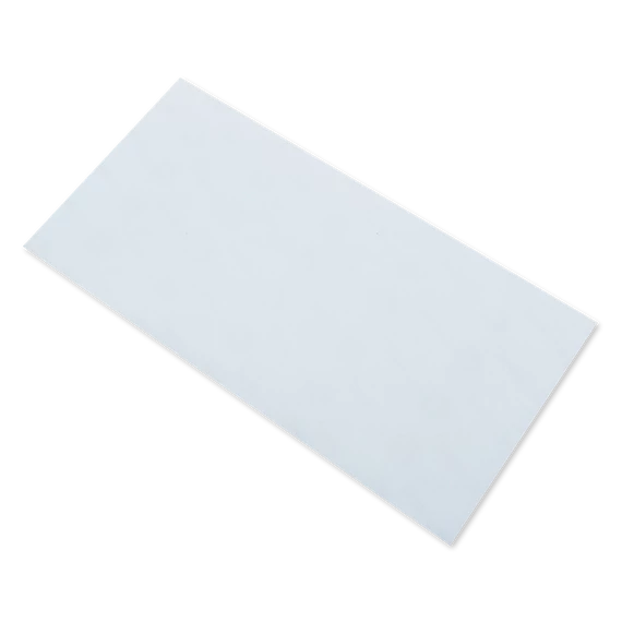 Boríték LA4 szilikonos bélésnyomott 110×220mm Bluering® 100 db/csom fehér