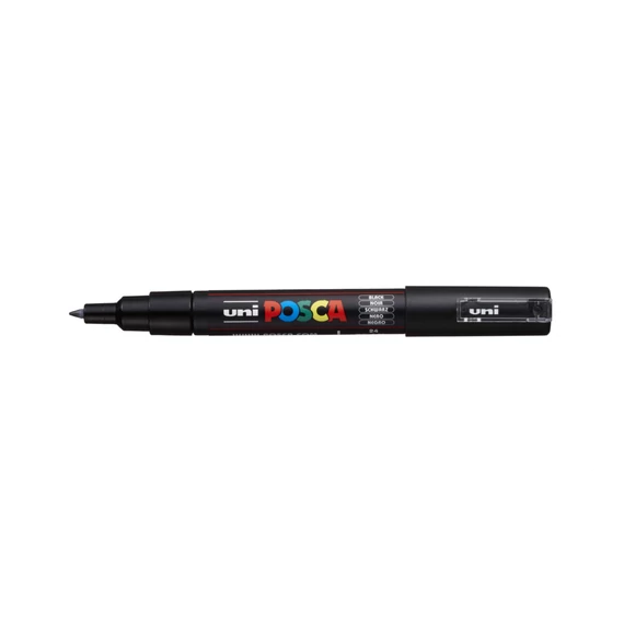 Dekormarker 0,7-1mm, Uni Posca PC-1M fekete