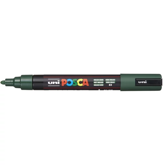 Dekormarker 1,8-2,5mm, Uni Posca PC-5M angolzöld