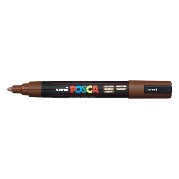Dekormarker 1,8-2,5mm, Uni Posca PC-5M barna