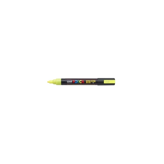 Dekormarker 1,8-2,5mm, Uni Posca PC-5M fluor sárga