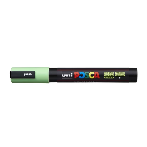 Dekormarker 1,8-2,5mm, Uni Posca PC-5M világoszöld