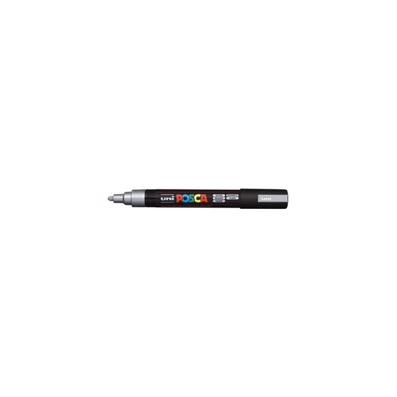 Dekormarker 1,8-2,5mm, Uni Posca PC-5M ezüst