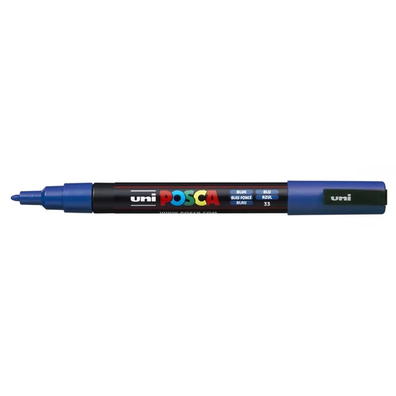 Dekormarker 0,9-1,3mm, Uni Posca PC-3M kék