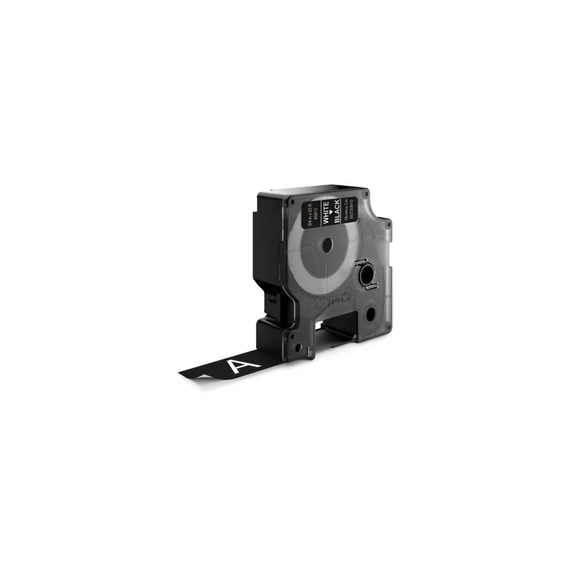 Feliratozógép szalag Dymo D1 S0720910/45811 19mmx7m, ORIGINAL, fehér/fekete