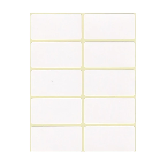 Etikett címke, 25x50mm, 6 lap, 10 címke/lap