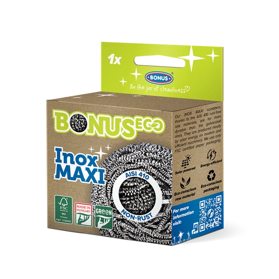 Fém dörzsi spirál INOX Maxi Bonus_B149 fémsúroló