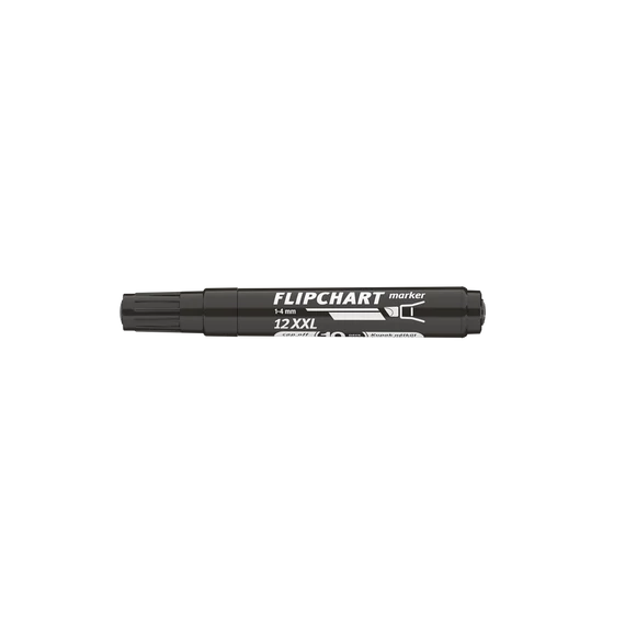 Flipchart marker vízbázisú 1-4mm, vágott Artip 12XXL fekete