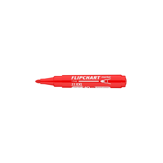 Flipchart marker vízbázisú 3mm, kerek Artip 11XXL piros