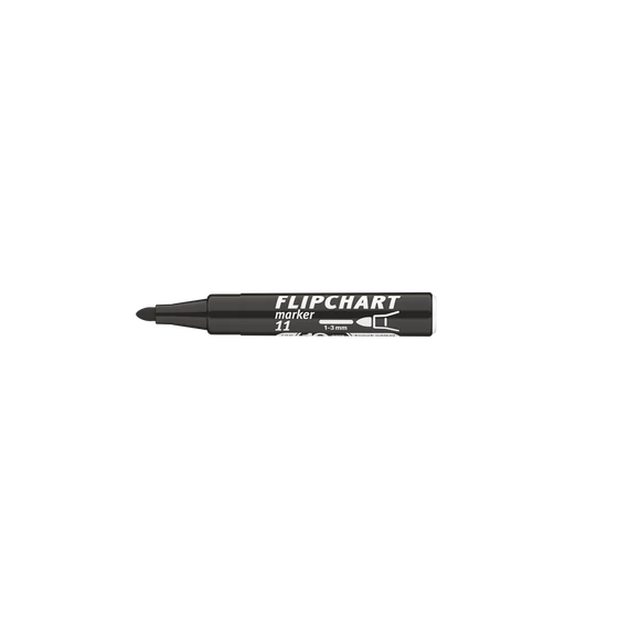 Flipchart marker vízbázisú 3mm, kerek Artip 11 fekete