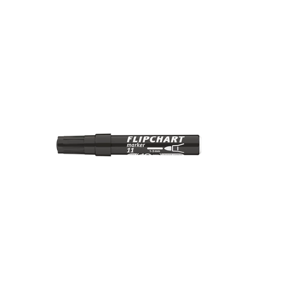 Flipchart marker vízbázisú 3mm, kerek Artip 11 fekete
