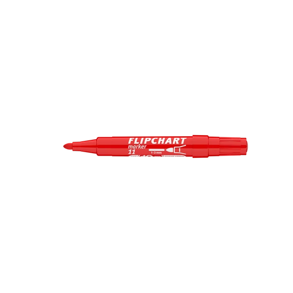 Flipchart marker vízbázisú 3mm, kerek Artip 11 piros