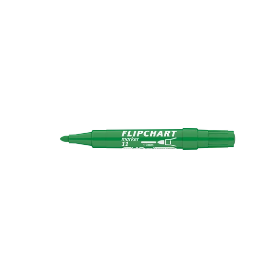 Flipchart marker vízbázisú 3mm, kerek Artip 11 zöld