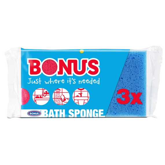 Fürdőszivacs 3 db/csomag Bonus B057