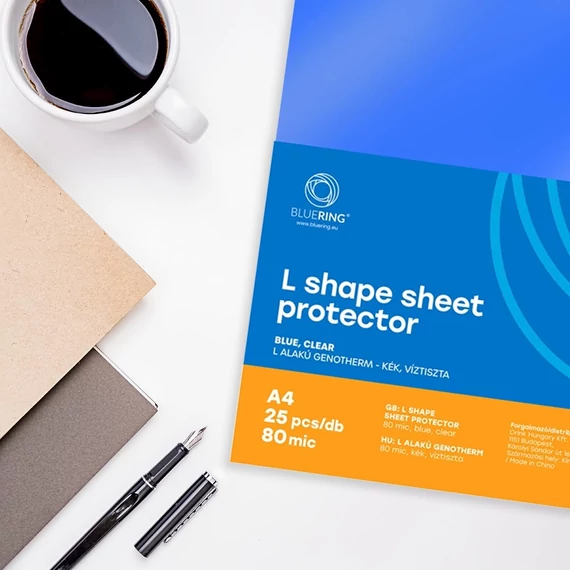 Genotherm `L` A4, 80 micron kék 25 db/csomag, Bluering®,