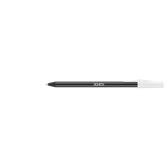 Golyóstoll 0,7mm, kupakos, Ico Signetta, írásszín fekete