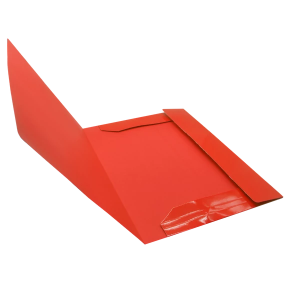 Gumis mappa A4, 300g. karton sarok gumírozással Bluering®, piros