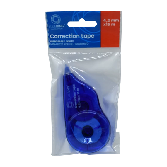 Hibajavító roller 4,2mmx15 m eldobható Compact Bluering®