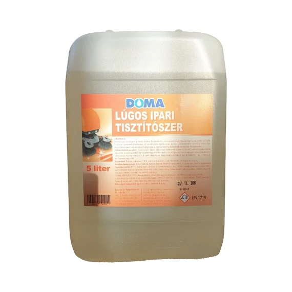 Ipari lúgos tisztítószer 5 liter Doma
