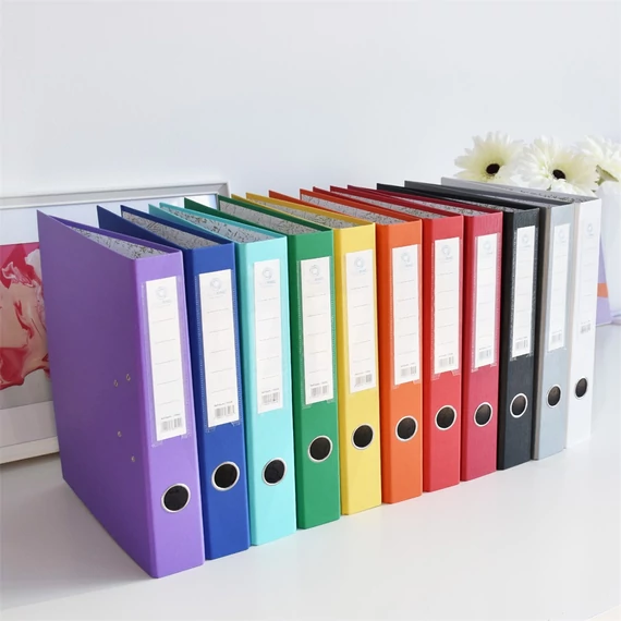 Iratrendező A4, 5cm,lapraszerelt, Bluering® Smart piros