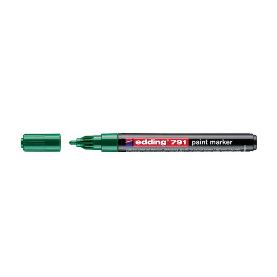 Lakkmarker 1-2mm, kerek Edding 791 zöld