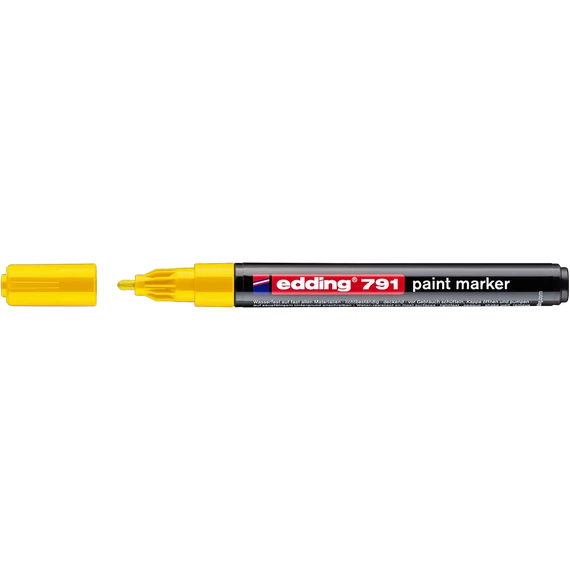 Lakkmarker 1-2mm, kerek Edding 791 sárga