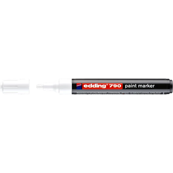 Lakkmarker 2-3mm, kerek Edding 790 fehér