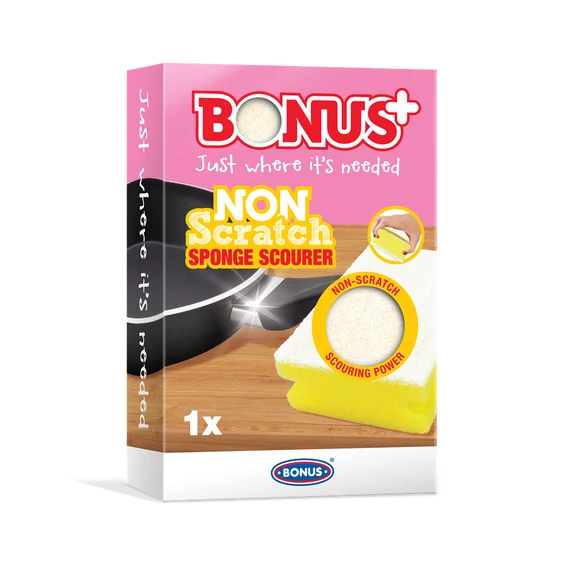 Mosogatószivacs karcmentes Bonus+ B026